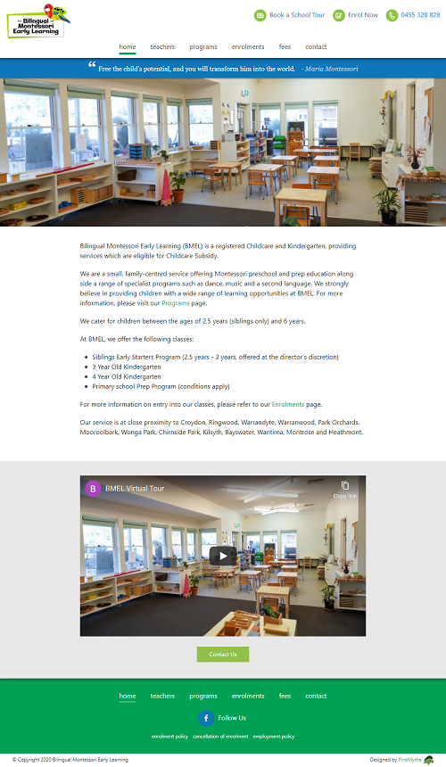 Bilingual Montessori Early Learning Thumbnail