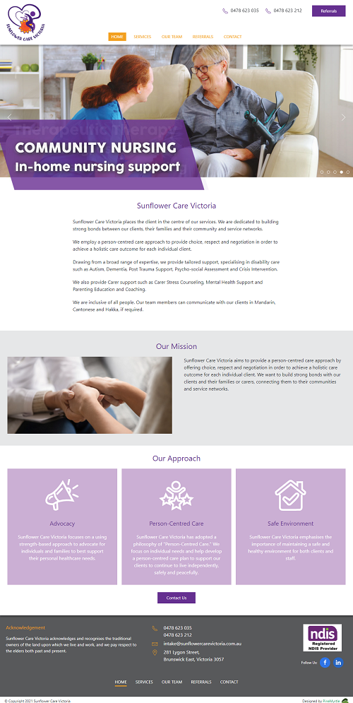 Sunflower Care Victoria Thumbnail